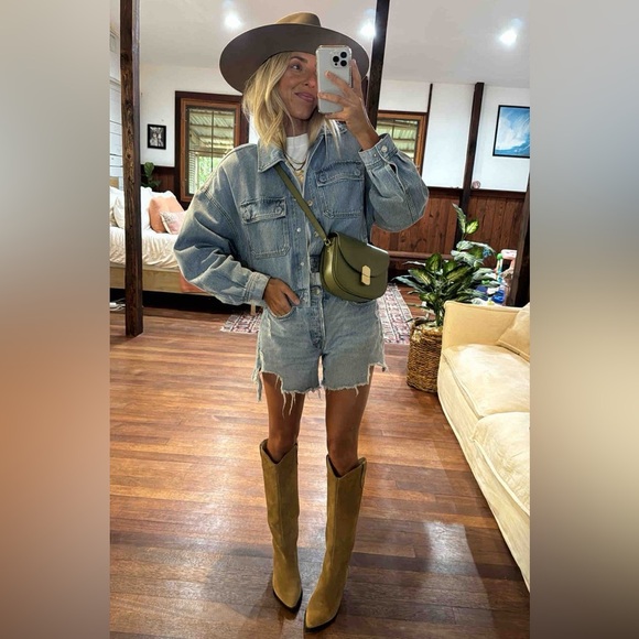 Uterque tan Heeled cowboy Boots - Picture 7 of 8